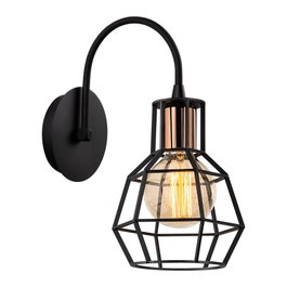 Opviq Kapadokya - N-1160 Lámpara de pared Negro y bronce